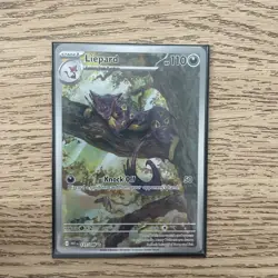 Pokemon TCG Liepard 137/086 Illustration Rare Card, Scarlet Violet White Flare - Image 1