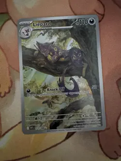 Pokemon TCG Liepard 137/086 Illustration Rare Card, Scarlet Violet White Flare - Image 1