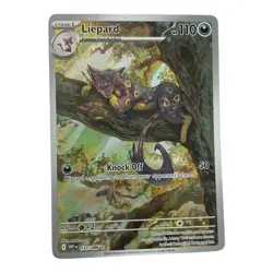 Pokemon TCG White Flare Liepard 137/086 Illustration Rare, Fresh English Edition - Image 1