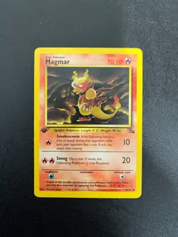 Magmar 39/62 1st Edition Fossil Set LP Pokemon Card WOTC Vintage 1999 - Image 1