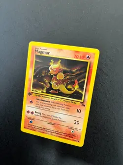 Magmar 39/62 1st Edition Fossil Set LP Pokemon Card WOTC Vintage 1999 - Image 4