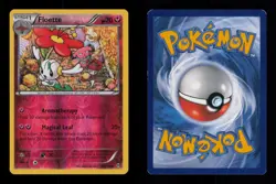 REVERSE HOLO FLOETTE UNCOMMON 102/162 HP POKEMON - Image 3