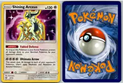 Shining Arceus 57/73 Rare Shining Shining Legends Pokemon Holo - Image 3