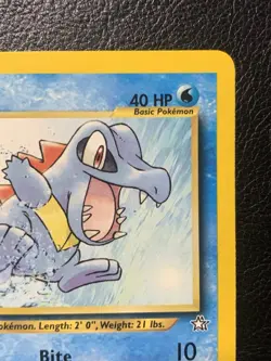 Totodile Neo Genesis 80/111 1st Edition Common Pokemon LP - Image 3
