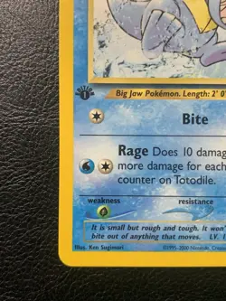 Totodile Neo Genesis 80/111 1st Edition Common Pokemon LP - Image 5