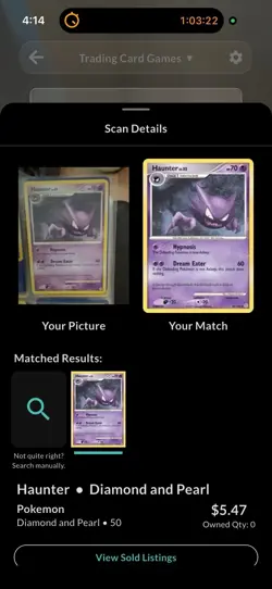 The Pokemon Company Haunter 50/130 Diamond and Pearl Uncommon Regular 70 HP - Image 3