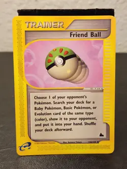 Friend Ball 126/144 Uncommon Skyridge Pokemon Tcg Vtg Play Game Trade Collect - Image 1