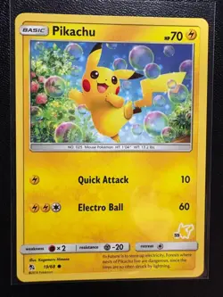 Pikachu - 19/68 (#55 Pikachu Stamped) 019/068 Promo Battle Academy Pokemon NM - Image 1