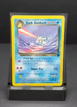 Dark Golduck 37/82 Team Rocket Pokemon WOTC Vintage Uncommon Non Holo - Image 1