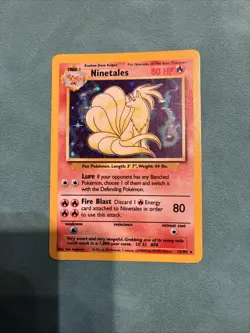 Pokemon TCG Ninetales Base Set 12/102 Holo 1999-2000 Wizards Base Set - Image 1