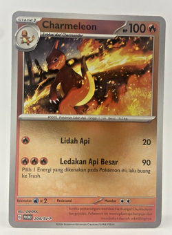 Special Pokemon TCG Indonesia Charmeleon Promo Reverse Holo 204/SV-P NM - Image 1