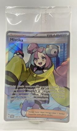 Pokemon Card Indonesia Iono Mistika Holo Promo Full art 189/SV-P Limited Sealed - Image 1