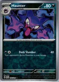 Haunter 056/091 Reverse Holo SV: Paldean Fates - Pokemon Card - NM - Image 1