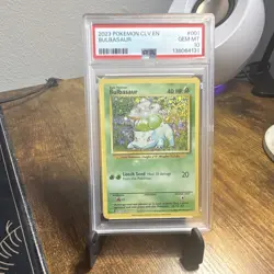 Pokemon TCG Bulbasaur PSA 10 001/034 Trading Card Game Classic Holo 2023 EN - Image 1