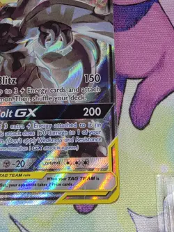 Pikachu and Zekrom GX Tag Team SM168 Damaged Promo - Image 4