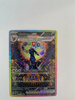 Pokemon Umbreon EX 161/131 Prismatic Evolutions Illustration Card *Custom* - Image 1