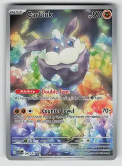 Carbink 242/217 Illustration Rare Ascended Heroes Pokemon Holo Near Mint - Image 1