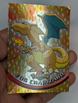 Pokemon 2000 Topps Chrome Charizard #06 - Holo Foil - Image 3