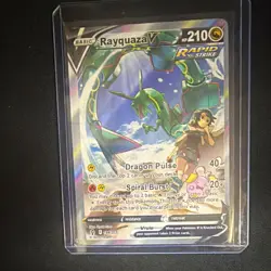 The Pokemon Company Rayquaza V Evolving Skies Holo Full Art UR EN 210HP 194/203 - Image 1