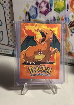 Charizard #06 E6 of 12 Topps 1999 Black Logo Pokemon Trading Cards - Image 1
