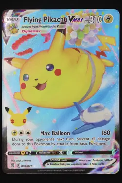 Flying Pikachu VMAX - 7 - Celebrations - Pokemon Card - Near Mint - Image 1