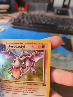 Aerodactyl 1/62 Fossil First Edition Holo Card NOT PRERELEASE Pokemon TCG - Image 5
