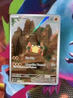 Klawf - 217/198 - Pokemon Scarlet Violet Base Illustration Rare NM - Image 1