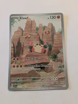 Klawf 217/198 - Scarlet & Violet Base Set - Illustration Rare - Pokemon TCG - NM - Image 1