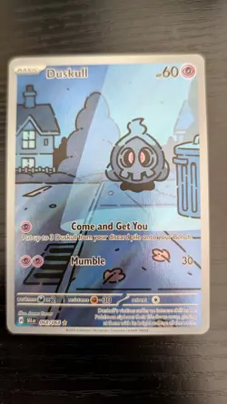 Pokemon TCG Shrouded Fable Duskull Card 068/064 Illustration Rare Nm - Image 4