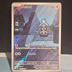 Pokemon TCG Shrouded Fable Duskull Card 068/064 Illustration Rare Nm - Image 1