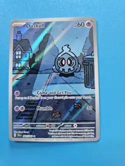 Pokemon TCG Shrouded Fable Duskull Card 068/064 Illustration Rare - Image 1