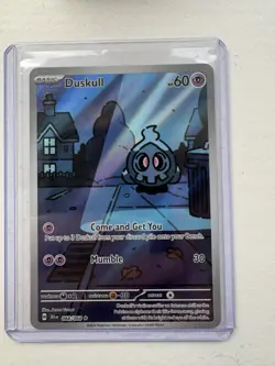 Pokemon TCG Shrouded Fable Duskull Card 068/064 Illustration Rare - Image 1