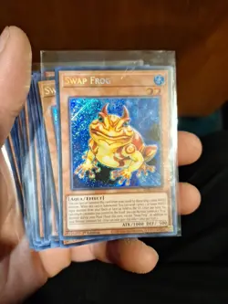 Yugioh Swap Frog (Secret Rare) RA03-EN005 Secret Rare NM - Image 1