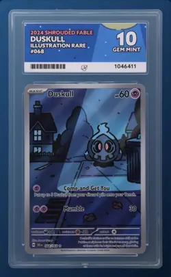 Pokemon TCG Duskull Shrouded Fable Illustration Rare Card 068/064 Ace 10 - Image 1