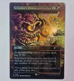 Beholder's Disintegration Ray - Fire Covenant (Rainbow Foil) 1796 MTG LP - Image 1