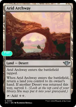 Arid Archway - Foil - OTJ - 252 NM/LP - Image 1