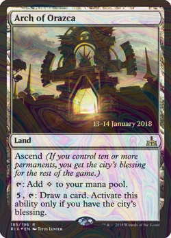 Foil Arch of Orazca - Rivals of Ixalan Promos | MTG Card - Image 1
