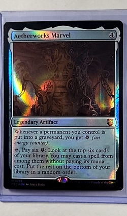 MTG Magic The Gathering M3C Modern Horizons 3 Ripple Foil Aetherworks Marvel LP - Image 1