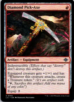DIAMOND PICK-AXE 143 UNCOMMON THE LOST CAVERNS OF IXALAN MAGIC: THE GATHERING LP - Image 1
