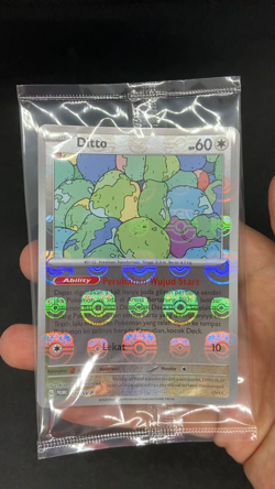 Pokemon Card Indonesia Ditto Master Ball & Poke Ball Winner Promo 124/SV-P 151 - Image 2