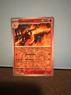 Pokemon TCG Charmeleon Scarlet & Violet-151 005/165 Reverse Holo Uncommon - Image 1