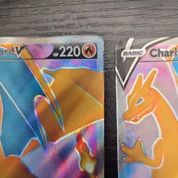 Pokemon Charizard V SWSH050 Promo LOT OF 2 Full Art Holo Champion's Path NM - Image 5