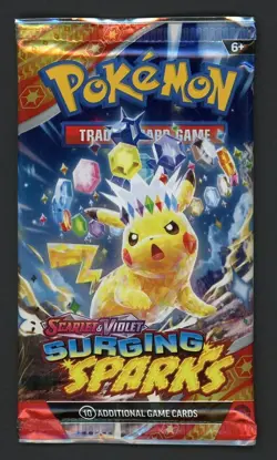 Pokemon Surging Sparks (1) Booster Pack - Factory Sealed - Random Pack Art - Image 1