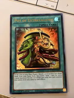 1x Pot of Extravagance TOCH-EN059 Ultra Rare YuGiOh NM 1st TOON CHAOS - Image 1