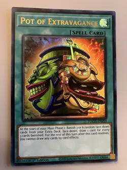 1x Pot of Extravagance TOCH-EN059 Ultra Rare YuGiOh NM 1st TOON CHAOS - Image 2