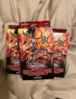 [3 boxes] Yu-Gi-Oh! YuGiOh TCG Structure Deck: Soulburner Sealed 2017 anemi - Image 1