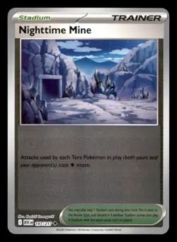 Nighttime Mine 197/217 Uncommon Ascended Heroes Pokemon Reverse Holo Near Mint - Image 1