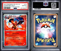 NEW CERT PSA 10 2012 Pokemon Charizard Holo 12 BW Freeze Bolt JPN 1st Edition - Image 3