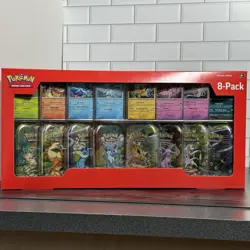 Pokemon TCG Prismatic Evolution 8-Pack Mini Tins - BRAND NEW SEALED Costco Promo - Image 1