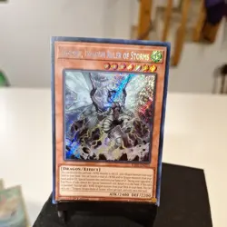 Yugioh Tempest, Dragon Ruler of Storms Secret Rare RA03 - Image 1
